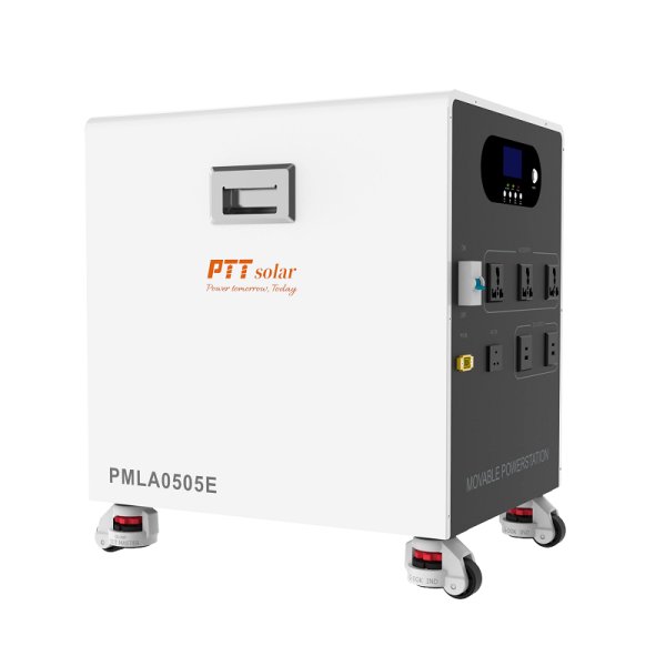 پکیج برق خورشیدی5/5KVA (ALL IN ONE)با باتریLifePo4 5/1KW برندPTT مدلPMLA0505E