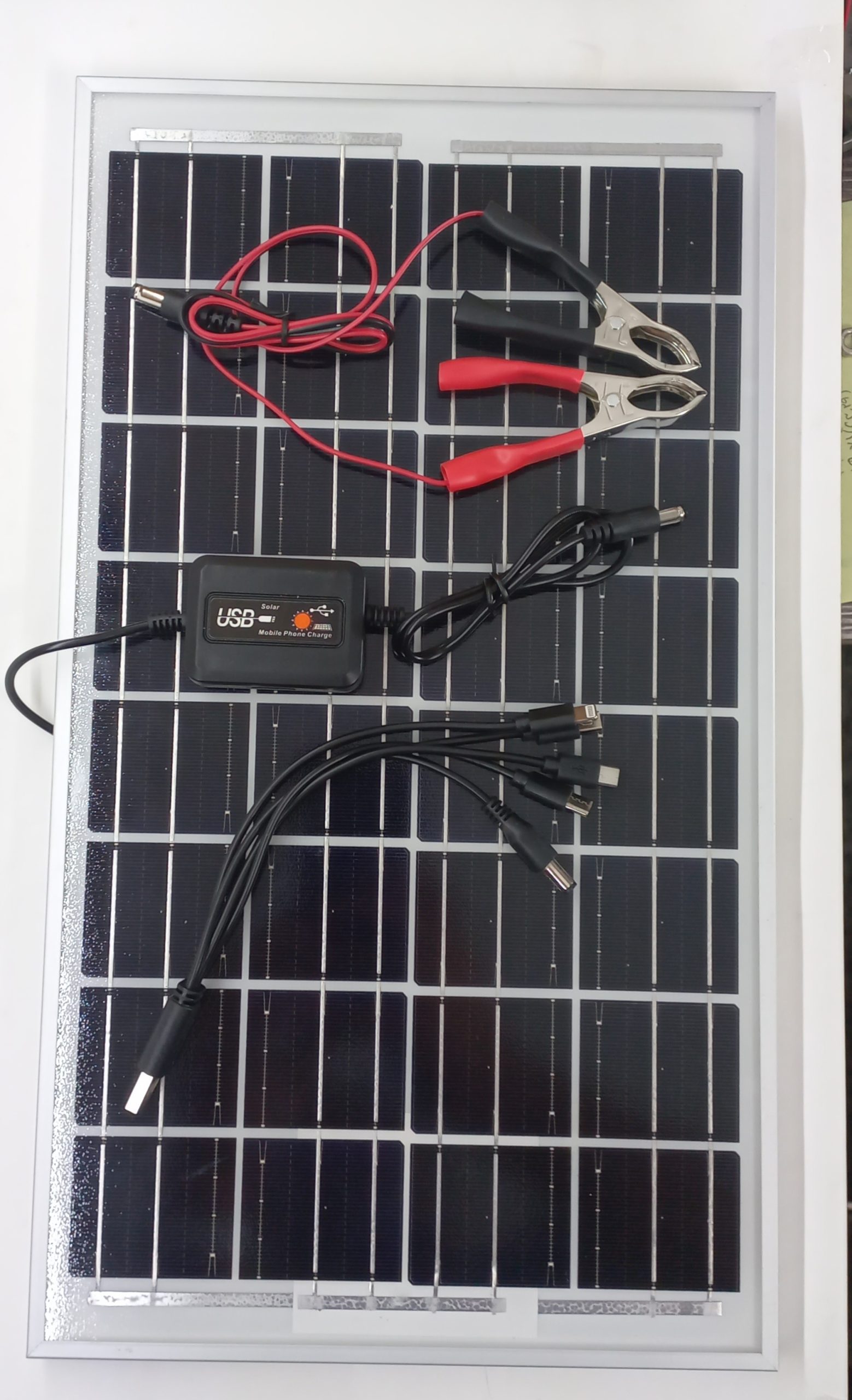 پنل شارژر خورشیدی مونوکریستال20W مدل RroM20 برند DeepKing