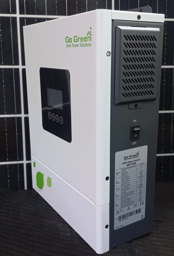 سانورتر 2500 ولت آمپر(2500VA) 12ولت MPPT برند Go Green (گوگرین)