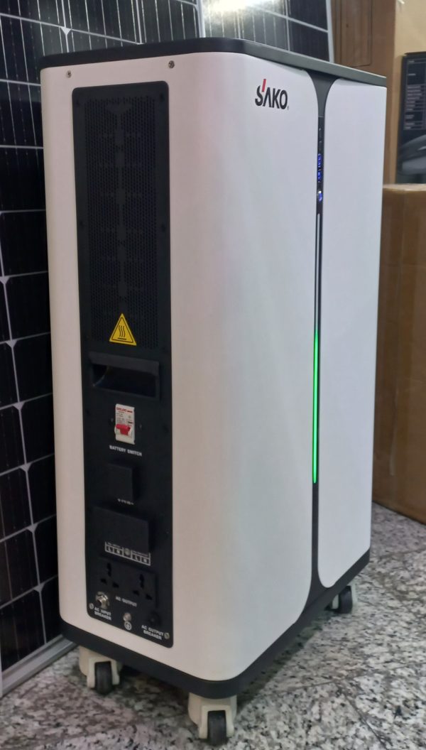 پاوراستیشن خورشیدی3کیلووات باتری لیتیوم 2/56KW برندSAKOمدل ALL IN ONE – ESS Alpha